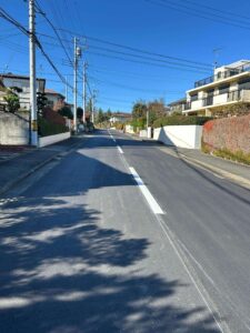 要請していた道路の舗装が完了！ @若葉台